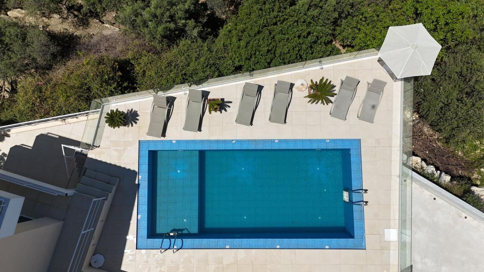 Villa Vuna - Private Pool -Sea View Chania  ภายนอก รูปภาพ