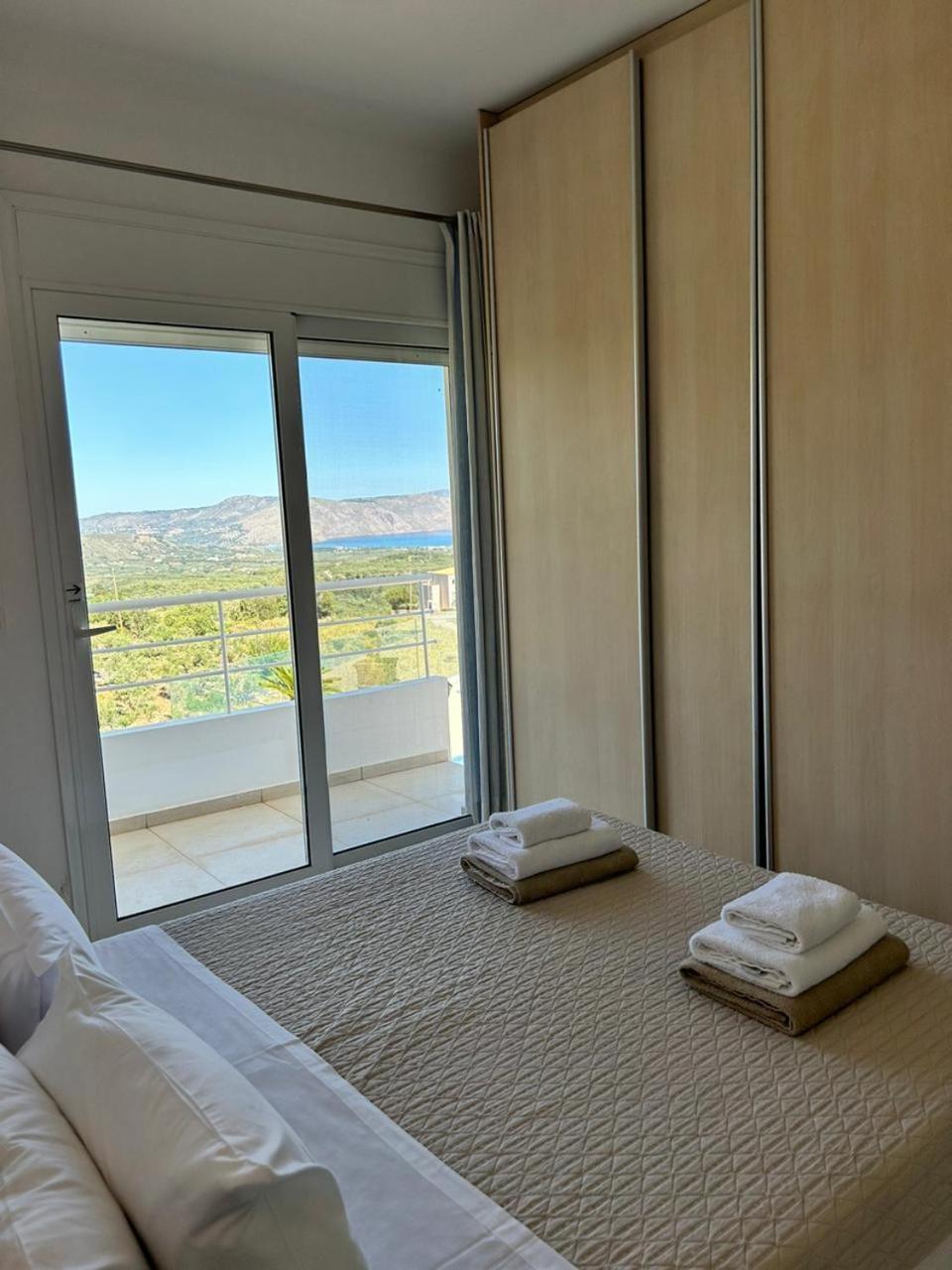 Villa Vuna - Private Pool -Sea View Chania  ภายนอก รูปภาพ