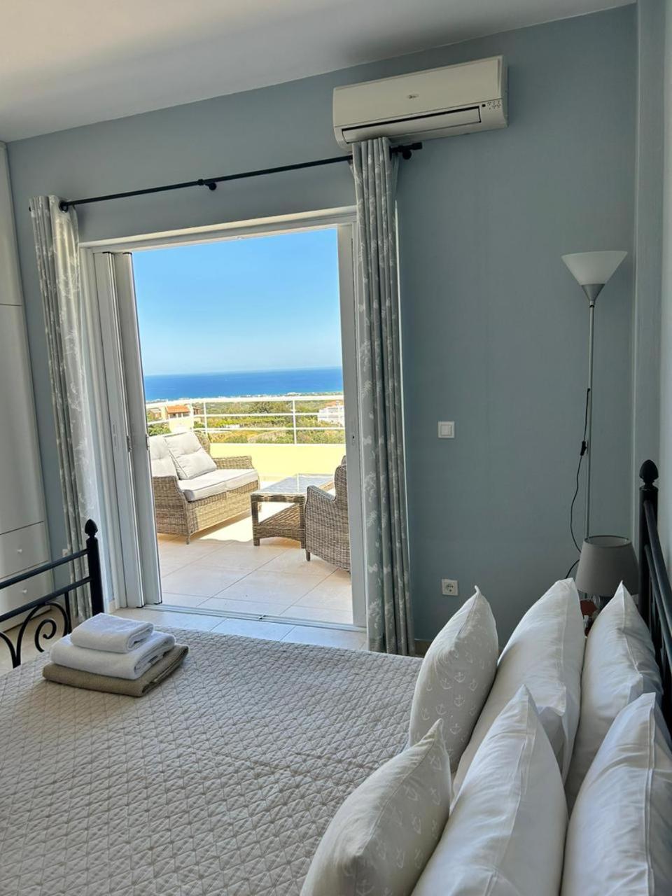 Villa Vuna - Private Pool -Sea View Chania  ภายนอก รูปภาพ